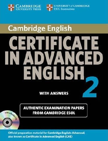 Cambridge Certificate in Advanced English 2 for Updated Exam Self-study Pack(Students Book with answers and Audio CDs (2)) - kolektiv autor