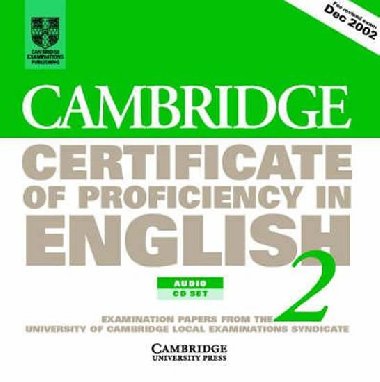 Cambridge Certificate of Proficiency in English 2 Audio CD Set (2 CDs) - kolektiv autor