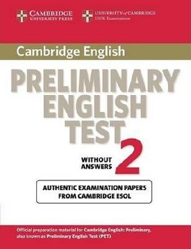 Cambridge Preliminary English Test 2 Students Book - kolektiv autor