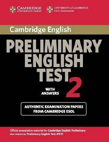 Cambridge Preliminary English Test 2 Students Book with Answers - kolektiv autor