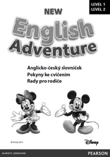 New English Adventure 1 a 2 slovnek CZ - neuveden