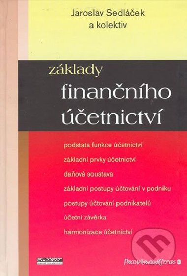 Zklady finannho etnictv - Sedlek Jaroslav