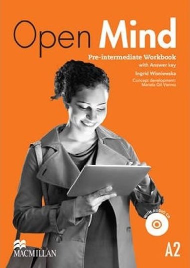 Open Mind Pre-Intermediate: Workbook with key & CD Pack - Wisniewska Ingrid