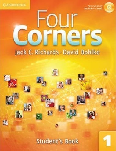 Four Corners 1: Students Book with CD-ROM + Online Workbook - Richards Jack C.