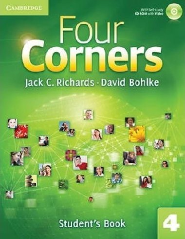 Four Corners 4: Students Book with CD-ROM + Online Workbook - Richards Jack C.