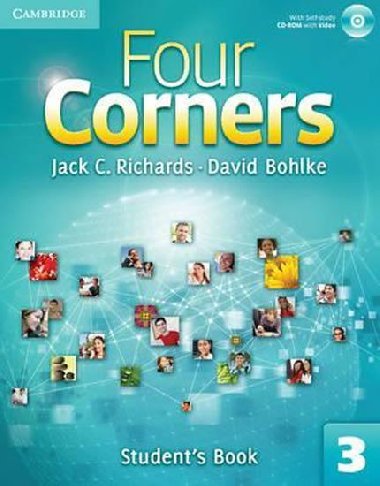 Four Corners 3: Students Book with CD-ROM + Online Workbook - Richards Jack C.