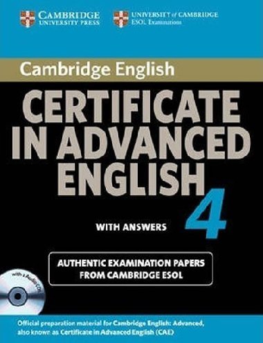 Camb CAE 4 for updated exam: Self-study pk (SB w Ans & A-CDs (2)) - kolektiv autor