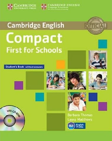 Compact First for Schools: Students Book without answers with CD-ROM - Thomas Barbara