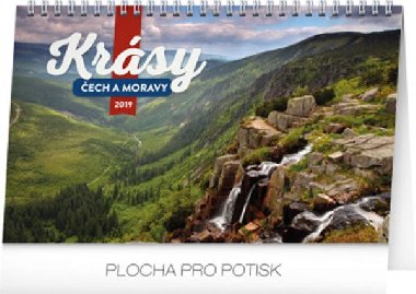 Kalend stoln 2019  - Krsy ech a Moravy, 23,1 x 14,5 cm - Presco