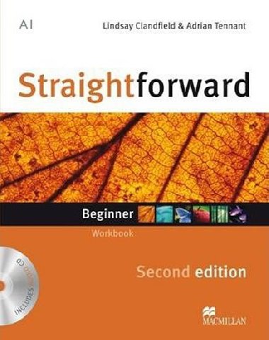 Straightforward 2nd Ed. Beginner: Workbook & Audio CD without Key - Clandfield Lindsay