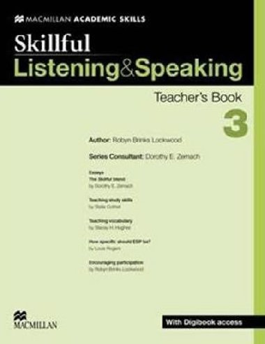 Skillful Listening & Speaking 3: Teachers Book + Digibook + Audio CD - Zemach Dorothy E.