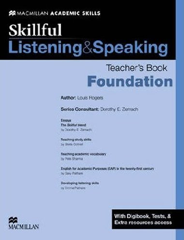 Skillful Listening & Speaking: Foundation Teachers Book + Digibook + Audio CD - Zemach Dorothy E.