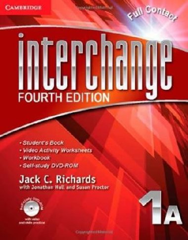 Interchange Fourth Edition 1: Full Contact A with Self-study DVD-ROM - Richards Jack C.