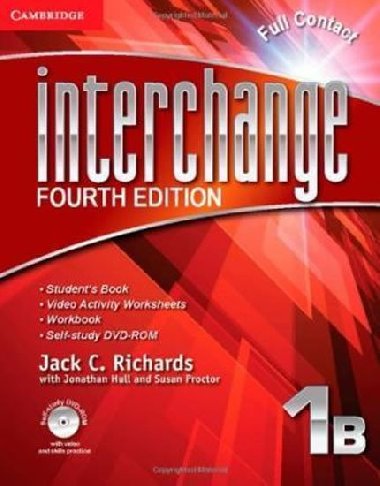 Interchange Fourth Edition 1: Full Contact B with Self-study DVD-ROM - Richards Jack C.