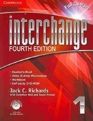 Interchange Fourth Edition 1: Full Contact with Self-study DVD-ROM - Richards Jack C.