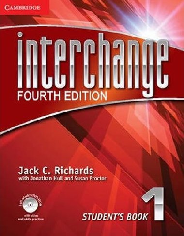 Interchange Fourth Edition 1: Students Book with Self-study DVD-Rom and Online Workbook - Richards Jack C.