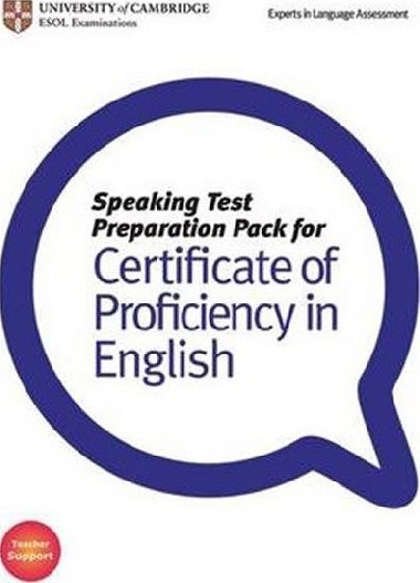 Speaking Test Preparation Pack: Certifikate of Proficiency in English with DVD - kolektiv autor