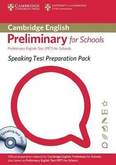 Speaking Test Preparation Pack: Preliminary English Test for Schools with DVD - kolektiv autor