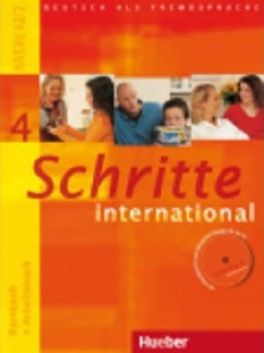 Schritte international 4: Kursbuch + Arbeitsbuch mit Audio-CD zum Arbeitsbuch und interaktiven bungen - Hilpert Silke