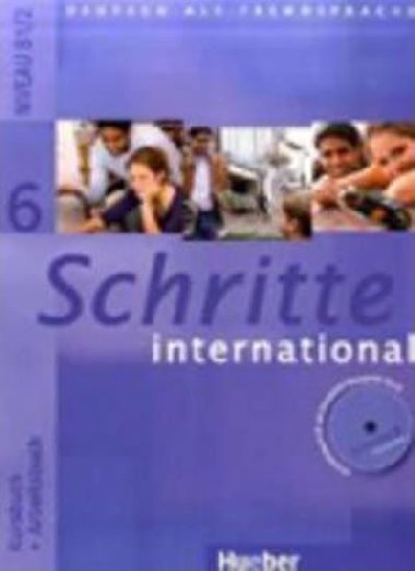 Schritte international 6: Kursbuch + Arbeitsbuch mit Audio-CD - kolektiv autor