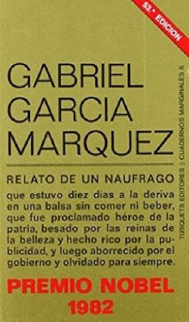 Relato de un nufrago - Mrqouez Gabriel Garca