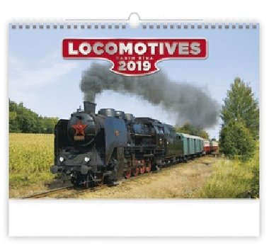 Kalend nstnn 2019 - Locomotives - lokomotivy - Helma
