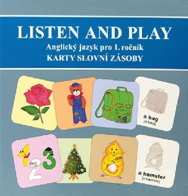 Listen and play - WITH TEDDY BEARS! - Sada karet s obrzky slovn zsoby - neuveden