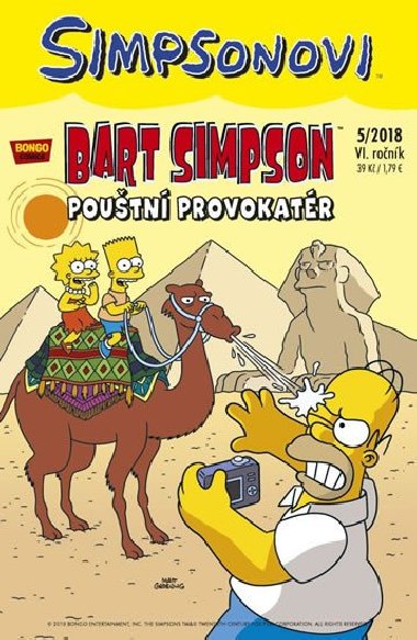 Simpsonovi - Bart Simpson 5/2018 - Poutn provokatr - Matt Groening