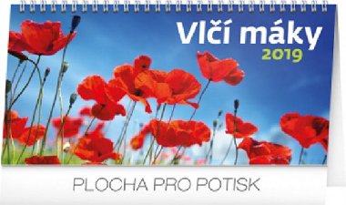 Kalend stoln 2019  - Vl mky dkov, 25 x 12,5 cm - Presco