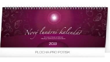 Kalend stoln 2019  - Nov lunrn kalend, 33 x 12,5 cm - Presco