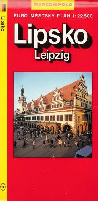Leipzig - Lipsko - pln msta 1:22 500 - Marco Polo
