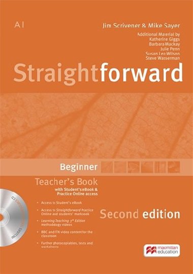 Straightforward 2nd Ed. Beginner: Teachers Book + eBook Pack - Kerr Philip