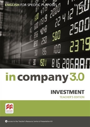 In Company 3.0: Investment Teachers Edition - Hart Claire
