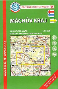 Máchův kraj - mapa KČT 1:50 000 číslo 15 - Klub Českých Turistů