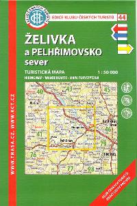 Želivka a Pelhřimovsko sever - mapa KČT 1:50 000 číslo 44 - 5. vydání 2017 - Klub Českých Turistů