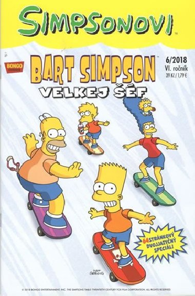 Simpsonovi - Bart Simpson 6/2018 - Velkej f - Matt Groening