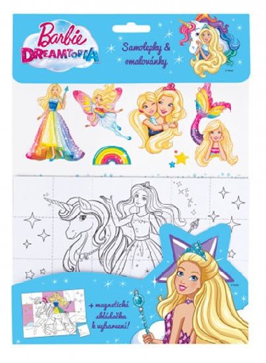 Barbie Dreamtopia set - modr, magnetky - Mattel