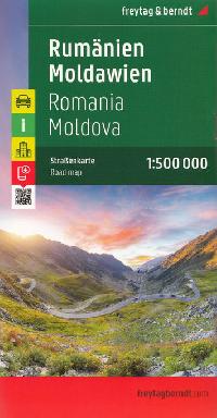 Rumunsko Moldavsko mapa 1:500 000 (Freytag a Berndt) - Freytag a Berndt