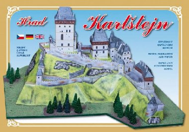 Hrad Karltejn - Stavebnice paprovho modelu - neuveden