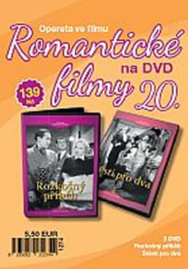 Romantick filmy 20 - 2 DVD (Opereta ve filmu) - neuveden
