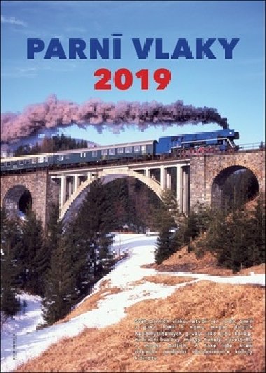 Parn vlaky - nstnn kalend 2019 - Petr Smejkal