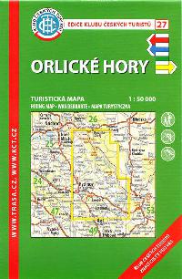 Orlick hory - mapa KT 1:50 000 slo 27 - 8. vydn 2017 - Klub eskch Turist