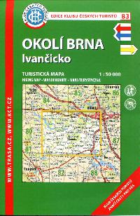 Okolí Brna Ivančicko - mapa KČT 1:50 000 číslo 83 - 5. vydání 2017 - Klub Českých Turistů