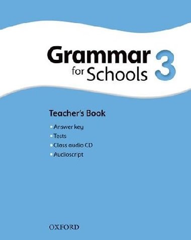 Oxford Grammar for Schools 3 Teachers Book with Audio CD - Rachel Godfrey