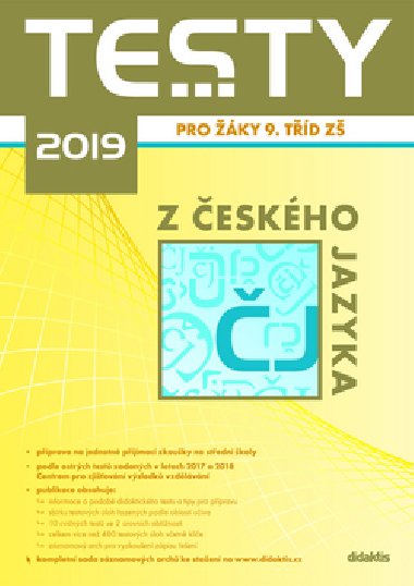 Testy 2019 z eskho jazyka pro ky 9. td Z - Didaktis