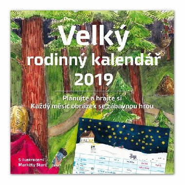 Velk rodinn kalend 2019 - Monika Kopivov