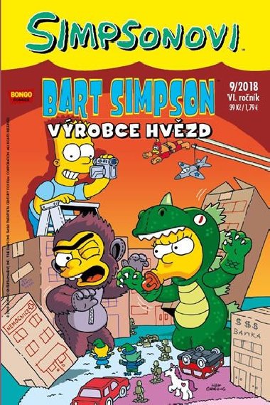 Simpsonovi - Bart Simpson 9/2018 - Vrobce hvzd - Matt Groening