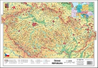 esk republika fyzick/kraje - mapa A3 1:1 200 00 - Stiefel Eurocart