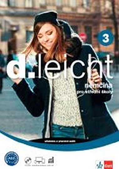 d.leicht 3 (A2.2) - uebnice s pracovnm seitem + CD MP3 + kd - Klett