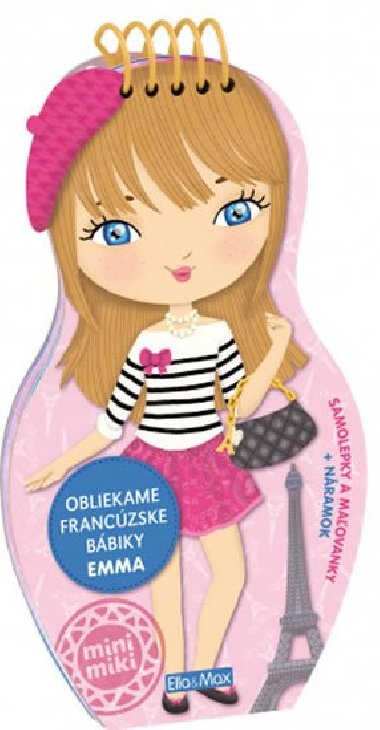 Obliekame francúzske bábiky EMMA - Julie Camel; Charlotte Segond-Rabilloud